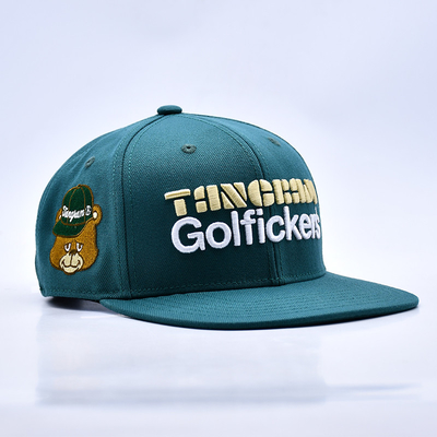 شعار طلاء ثلاثي الأبعاد الجودة الأنيقة 6 ألواح قبعة Snapback