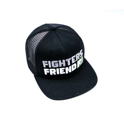 قبعة شاحنة مطرزة / قبعة شاحنة Snapback مع Snapback بلاستيكي وشعار مخصص