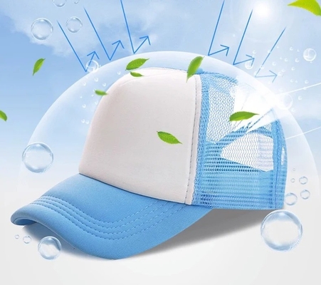 قبعة شاحنة من الرغوة المخصصة مع التاج من الطراز Unisex 5 Panel Mesh Hat
