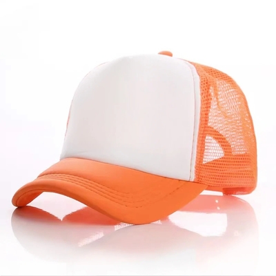 قبعة شاحنة من الرغوة المخصصة مع التاج من الطراز Unisex 5 Panel Mesh Hat