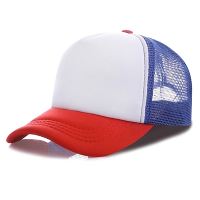 قبعة شاحنة من الرغوة المخصصة مع التاج من الطراز Unisex 5 Panel Mesh Hat