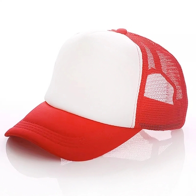 قبعة شاحنة من الرغوة المخصصة مع التاج من الطراز Unisex 5 Panel Mesh Hat