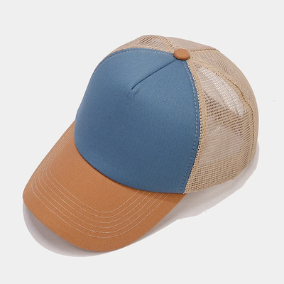 OEM عالية الجودة الجملة شبكة شاحنة قبعة 5 لوحة عادي مرة أخرى قبعة شاحنة الطراز المخصص Gorras شبكة قبعات
