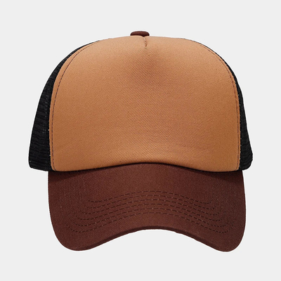 OEM عالية الجودة الجملة شبكة شاحنة قبعة 5 لوحة عادي مرة أخرى قبعة شاحنة الطراز المخصص Gorras شبكة قبعات