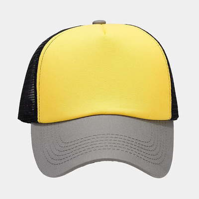 OEM عالية الجودة الجملة شبكة شاحنة قبعة 5 لوحة عادي مرة أخرى قبعة شاحنة الطراز المخصص Gorras شبكة قبعات