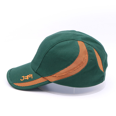 شعار مخصص قبعة رياضية شبكة تشغيل Gorras عالية الجودة حافة منحنية قبعات رياضية تنفسية