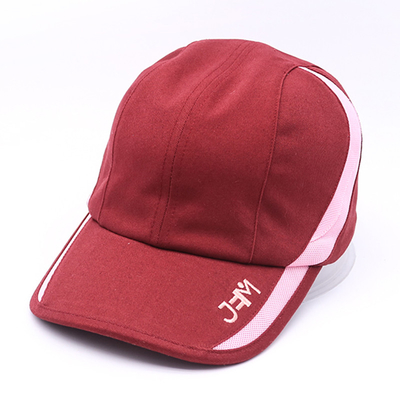 شعار مخصص قبعة رياضية شبكة تشغيل Gorras عالية الجودة حافة منحنية قبعات رياضية تنفسية