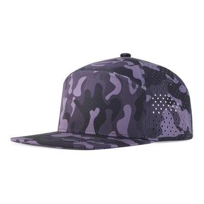 قبعة Snapback مخصصة أداء قابلة للتعديل حفرة ليزر قطع ثقب ثقب Snapback