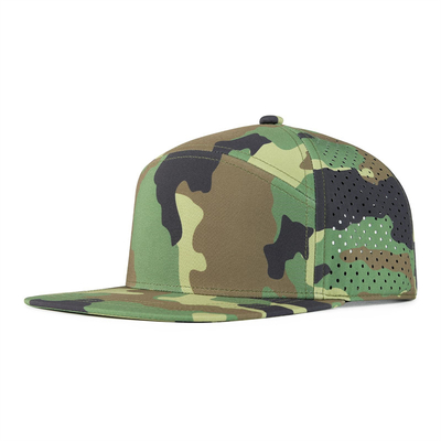 قبعة Snapback مخصصة أداء قابلة للتعديل حفرة ليزر قطع ثقب ثقب Snapback