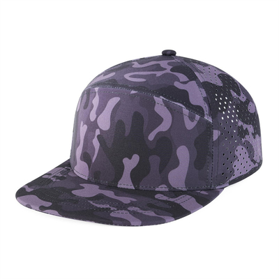 قبعة Snapback مخصصة أداء قابلة للتعديل حفرة ليزر قطع ثقب ثقب Snapback