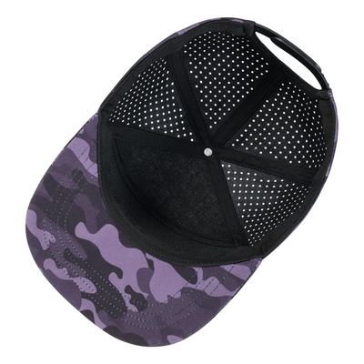 قبعة Snapback مخصصة أداء قابلة للتعديل حفرة ليزر قطع ثقب ثقب Snapback
