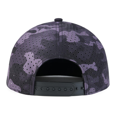 قبعة Snapback مخصصة أداء قابلة للتعديل حفرة ليزر قطع ثقب ثقب Snapback