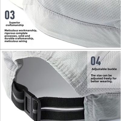 قبعة رياضية قابلة للتعديل غير منظمة مخصصة خفيفة الوزن للركض للرجال والنساء