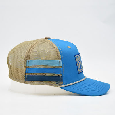 كأس شاحنة أستراليا عالية الجودة مخصصة 100% قطن مع شريط جانبي شعار مطرز تصميم الخاص بك نمط فريد قبعة شاحنة