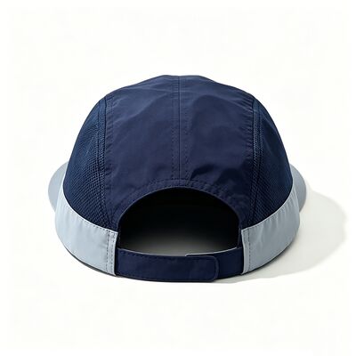 Unisex 5 Panel Camper Hat Medium Brim Length Contrast Stitching Lightweight Durable Suitable For Casual And Outdoor Wear