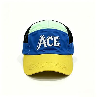 Unisex camper cap featuring hook and loop strap closure breathable adjustable headwear perfect for camping hiking and outdoor