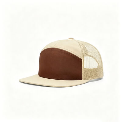 قبعة Snapback ذات حافة مسطحة، تاج غير منظم، قماش مريح خفيف الوزن، تصميم مسامي لأسلوب حياة نشط