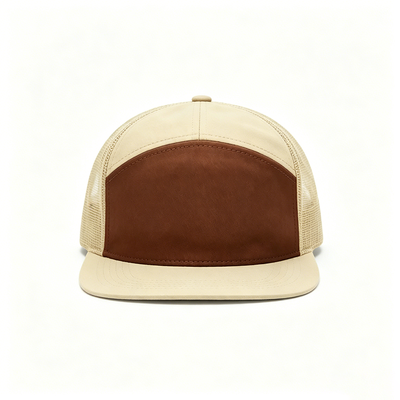 قبعة Snapback ذات حافة مسطحة، تاج غير منظم، قماش مريح خفيف الوزن، تصميم مسامي لأسلوب حياة نشط