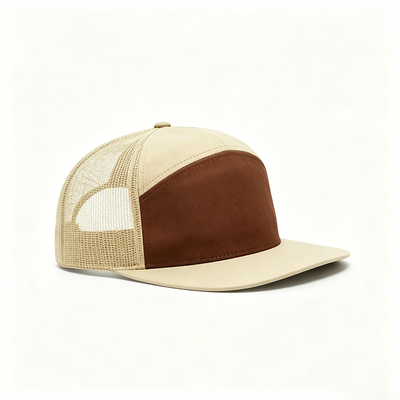 قبعة Snapback ذات حافة مسطحة، تاج غير منظم، قماش مريح خفيف الوزن، تصميم مسامي لأسلوب حياة نشط