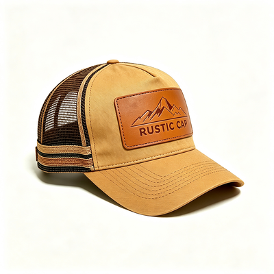6 لوحات مصممة لـ Trucker Mesh Cap مع الشبكة القابلة للنفس للخلف قابلة للتعديل إغلاق سريع مثالي للأحداث والزي الرسمي