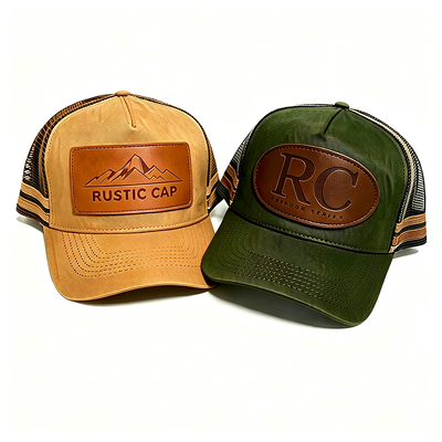 6 لوحات مصممة لـ Trucker Mesh Cap مع الشبكة القابلة للنفس للخلف قابلة للتعديل إغلاق سريع مثالي للأحداث والزي الرسمي