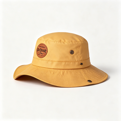 20 Years Cap Experience Lightweight Breathable Fisherman Bucket Hat with 100% Cotton Lining for Outdoor Fishing