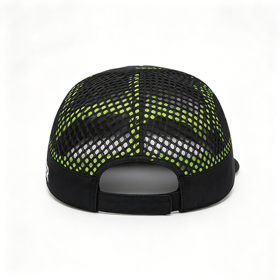Custom Logo Quick Dry Breathable Mesh 5 Panel Camper Hat for Team Events and Outdoor Activities