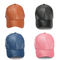 قبعة بيسبول مصنوعة من الجلد الفارغ مع 6 ألوان للنساء