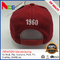 قبعات البيسبول مطبوعة الأحمر للجنسين شعار تخصيص مع حزام قابل للتعديل