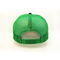 صانعي القطع الأصلية مخصص سائق شاحنة قبعات ، البلاستيك قابل للتعديل مشبك الأخضر 100 قبعات سائق شاحنة البوليستر