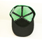 صانعي القطع الأصلية مخصص سائق شاحنة قبعات ، البلاستيك قابل للتعديل مشبك الأخضر 100 قبعات سائق شاحنة البوليستر