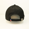 قبعة بيسبول مصنوعة من البوليستر المنحني ، سادة قابلة للتعديل مع شارة معدنية