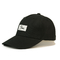 قبعات سوداء 6 لوحة منحنية حافة البيسبول مخصصة مع القبعات مشبك البلاستيك Bsci