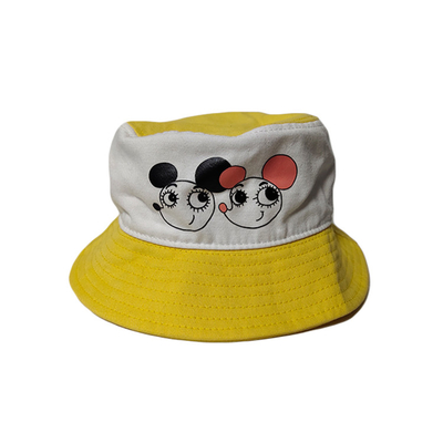 Hot Sale High Quality ACE Custom Logo Blank Private Label White Cotton Sun Baby Kids Bucket Hats Caps