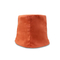 شقة التطريز شعار لينة الصياد دلو قبعة الشتاء البرتقالي النساء الرجال قبعة الصيد