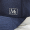 قبعات بيسبول مطبوعة زرقاء مخصصة شعار عاكس سريع الجفاف