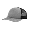 Custom 6 Panel Richardson 112 Snapback Hat عادي فارغ شبكة سوداء قبعة سائق الشاحنة